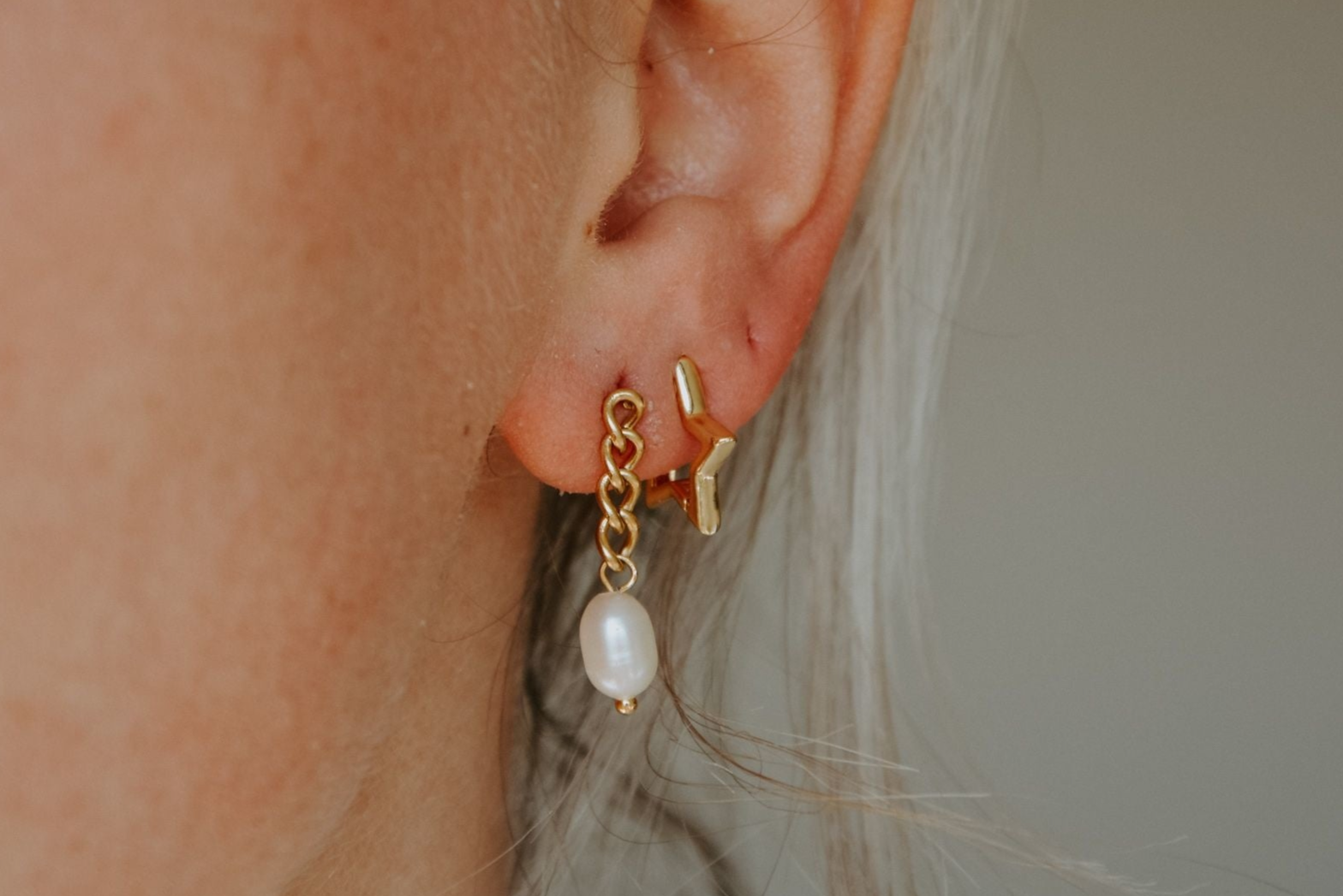 Star - Earrings - Plated