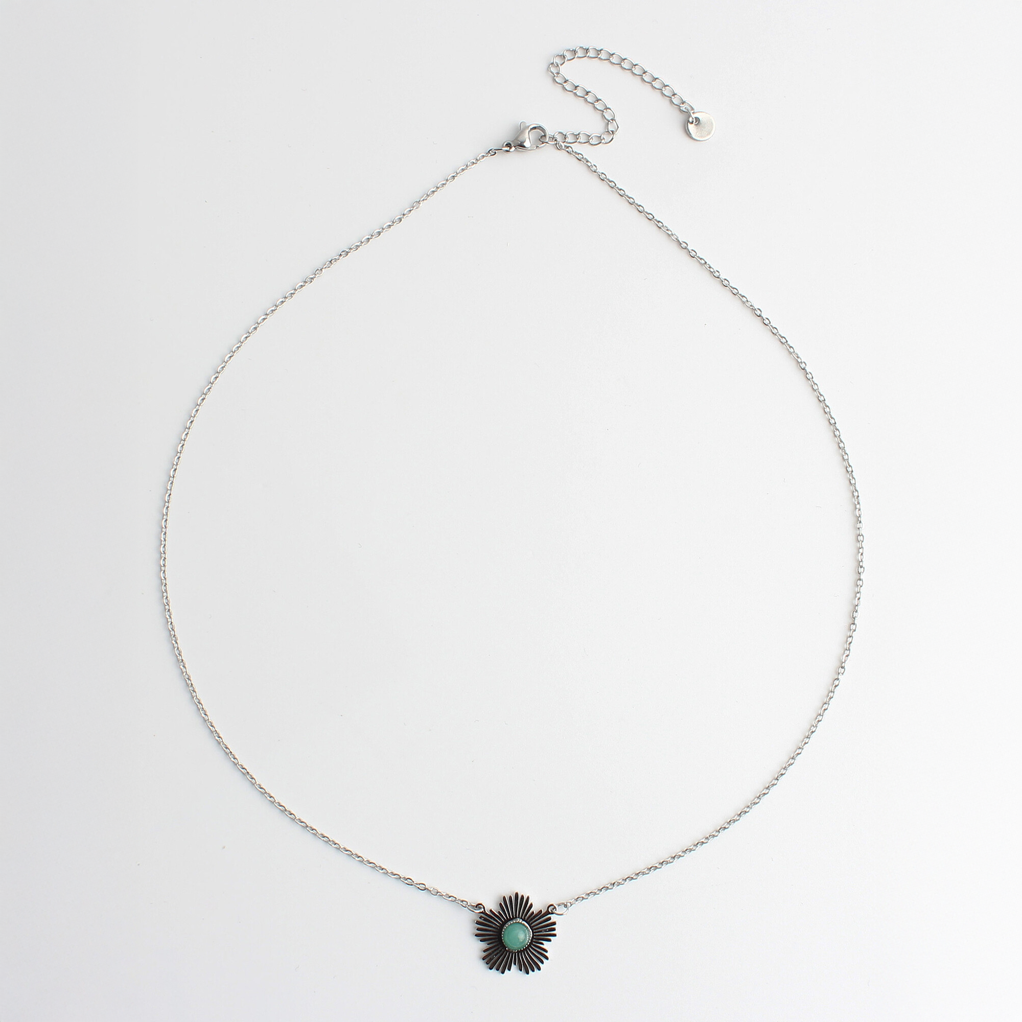 Lumina - Necklace - Natural Stone - Stainless Steel