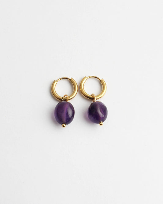 Violet - Earrings - Stainless Steel