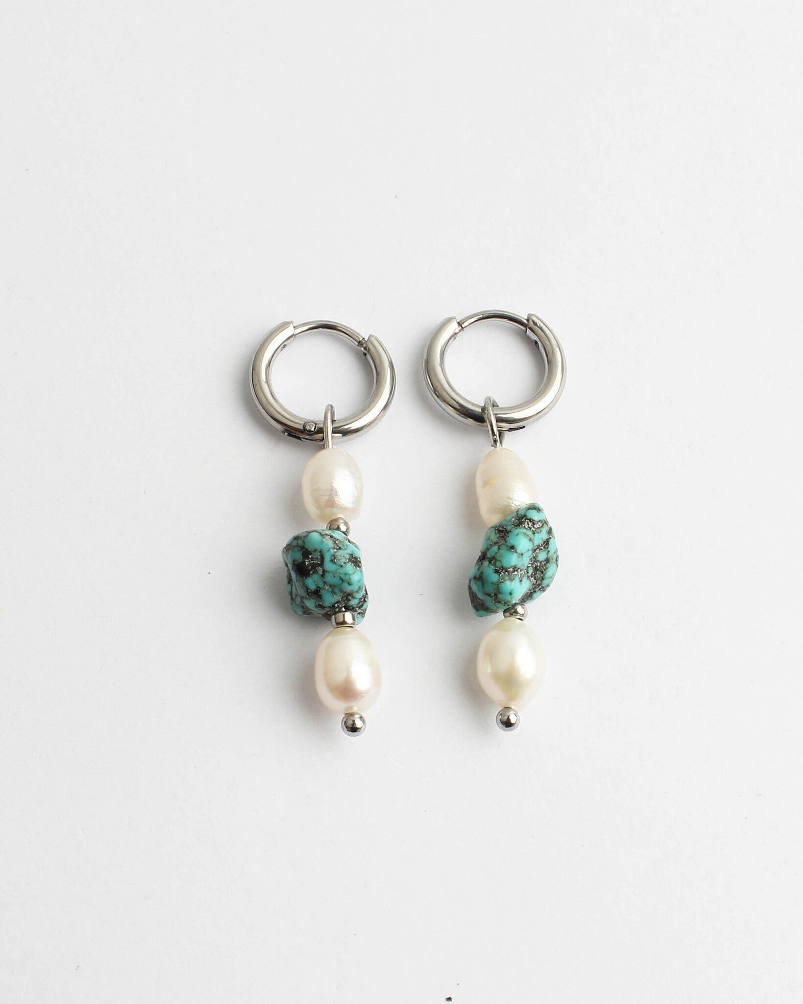 Cyan - Earrings - Stainless Steel