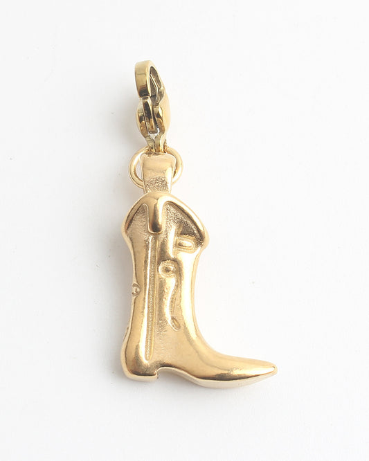 Cowboy Boot - Charm - Design Your Own - Stainless Steel