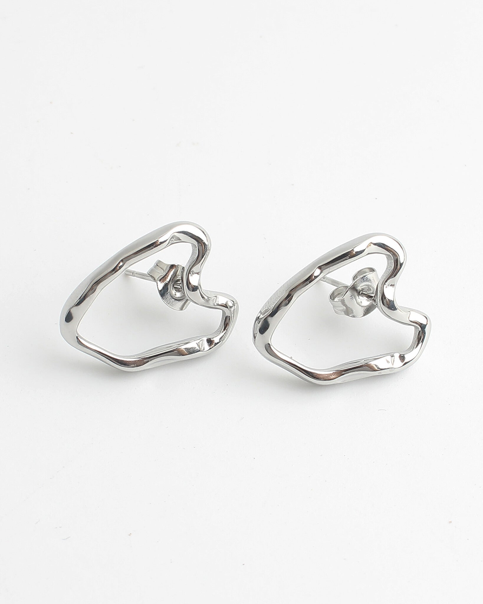 Heart Love - Earrings - Stainless Steel