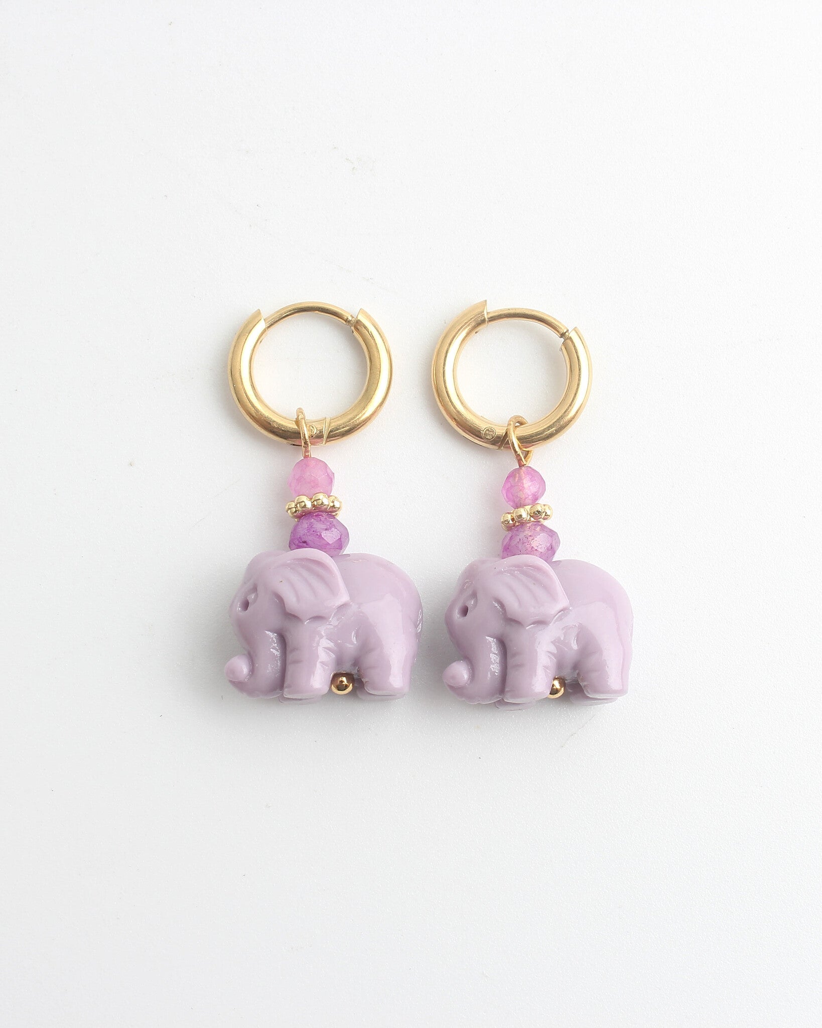 Elephant - Earrings - Stainless Steel