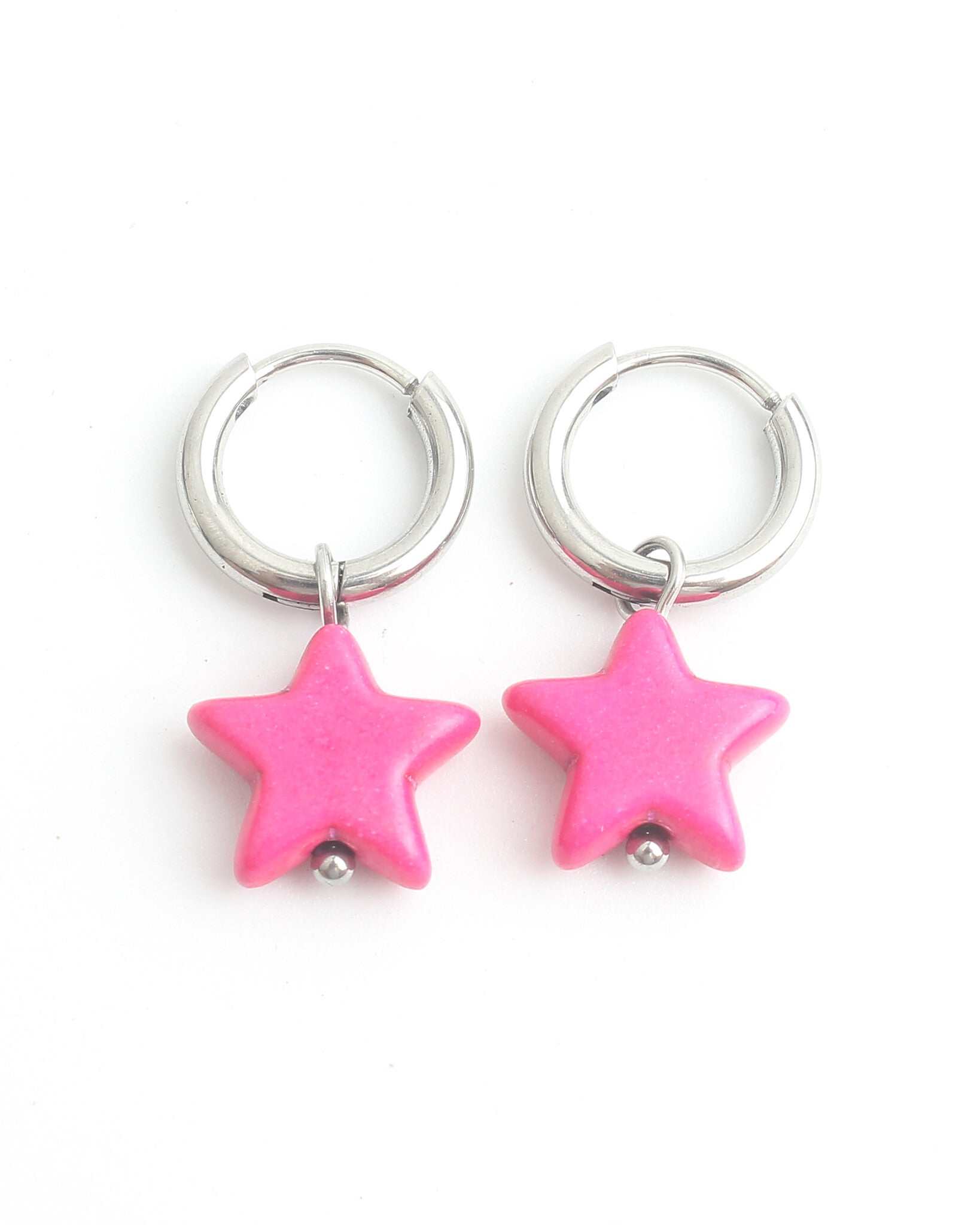 Bright Star - Earrings - Stainless Steel