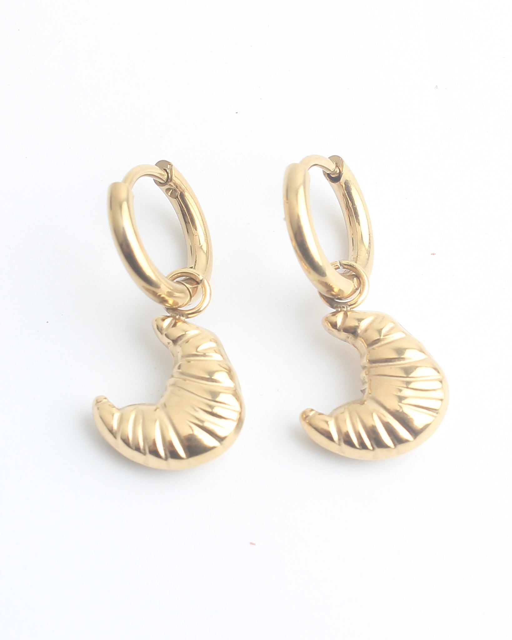 Croissant - Earrings - Stainless Steel