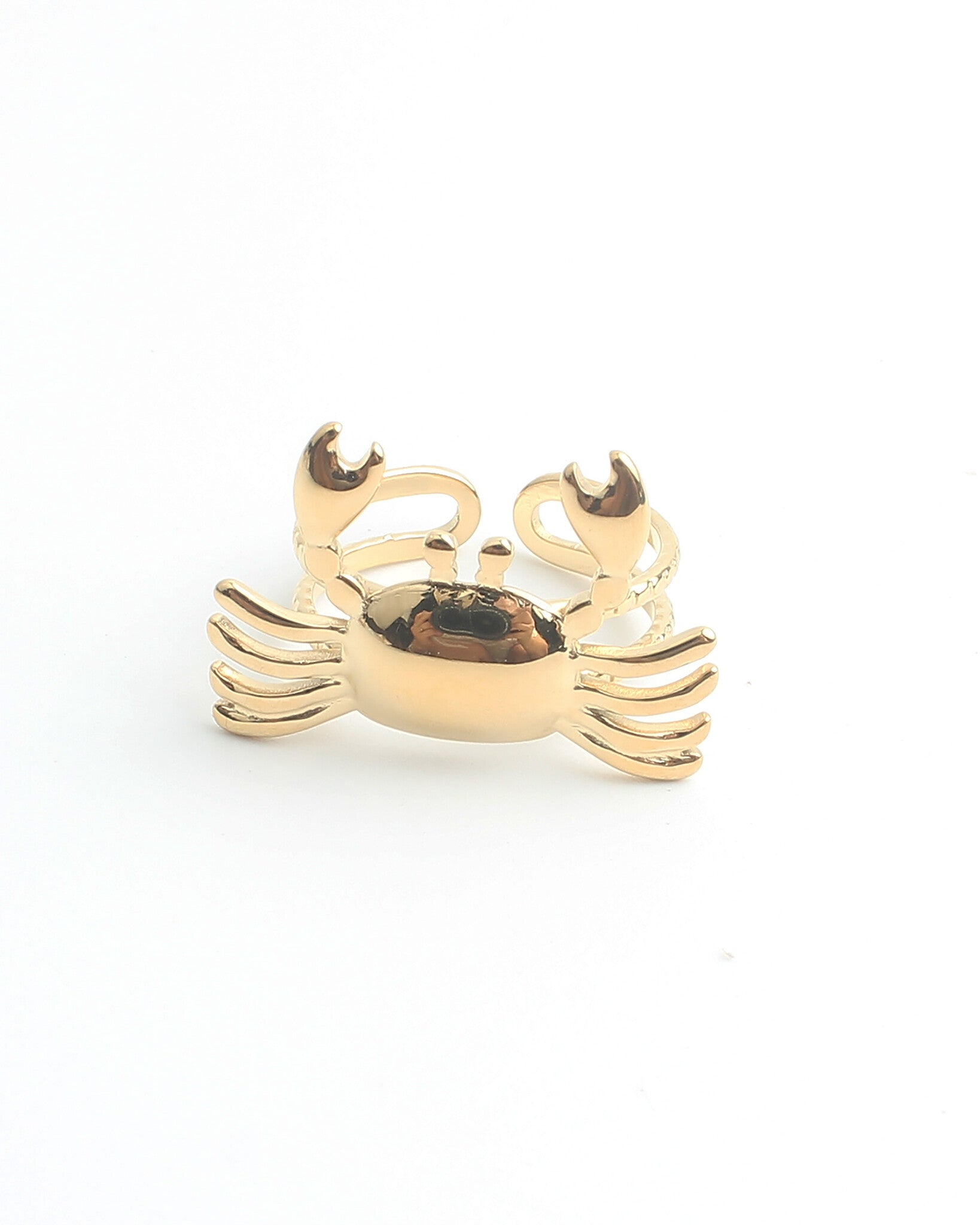 Crabby - Ring - Stainless Steel - Adjustable