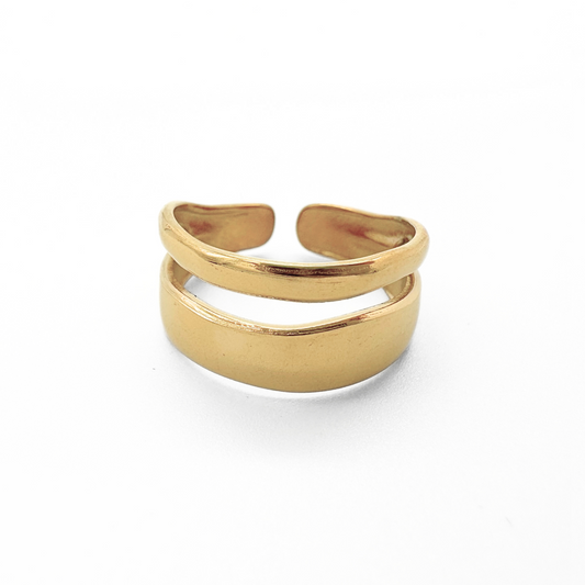 Bailey - Ring - Stainless Steel - Adjustable