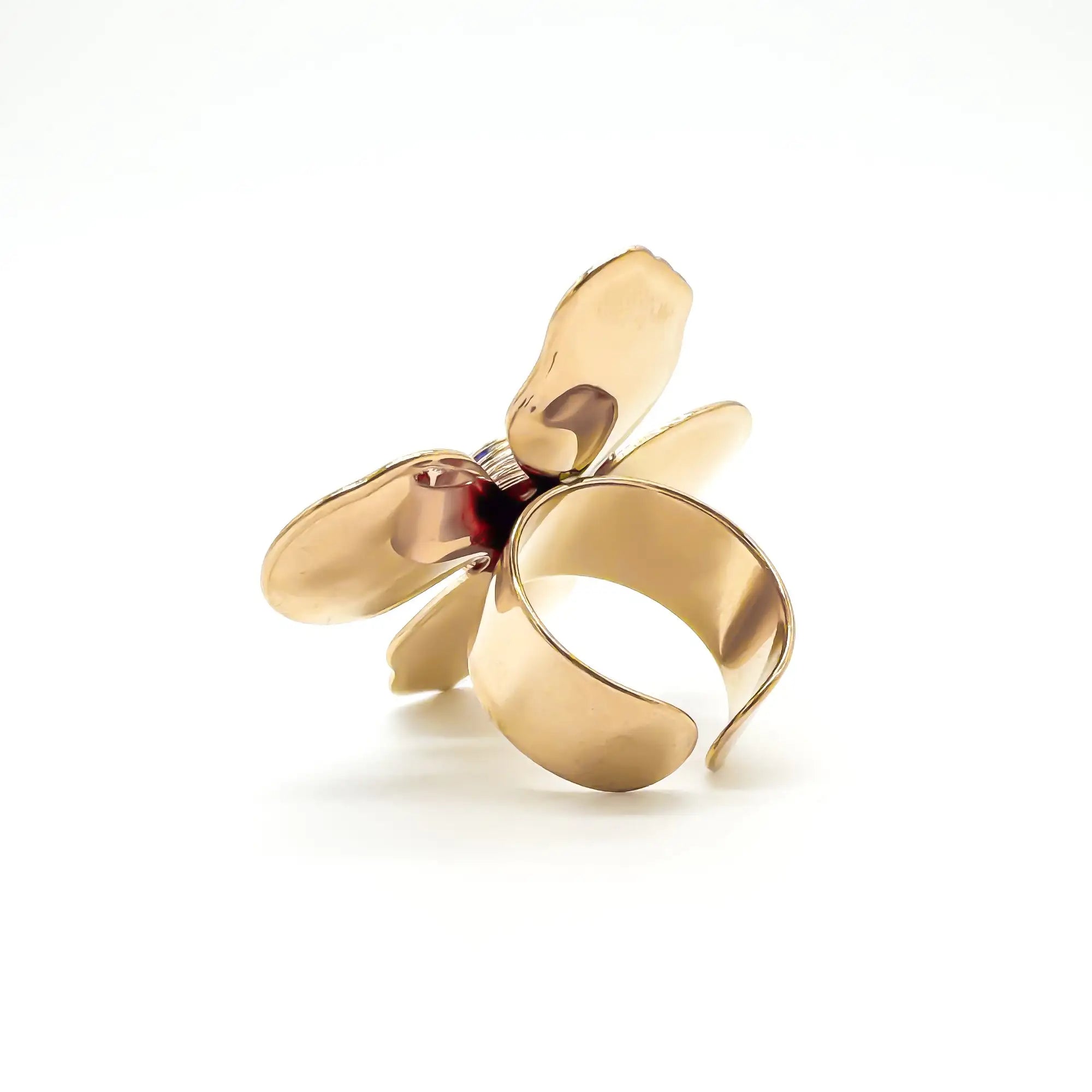 Mega Flower - Ring - Stainless Steel - Adjustable