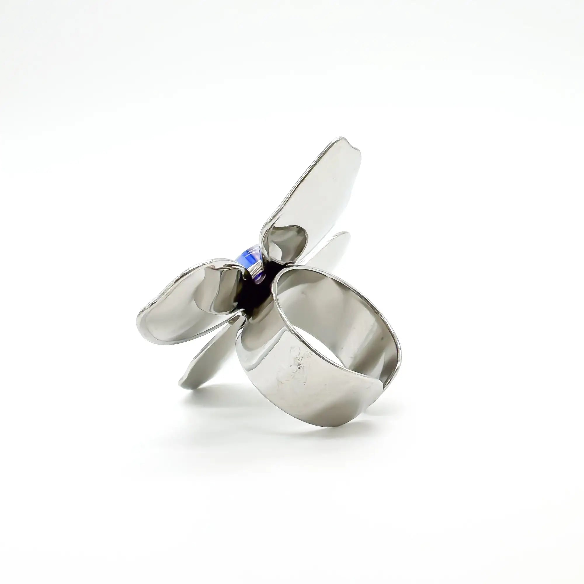 Mega Flower - Ring - Stainless Steel - Adjustable