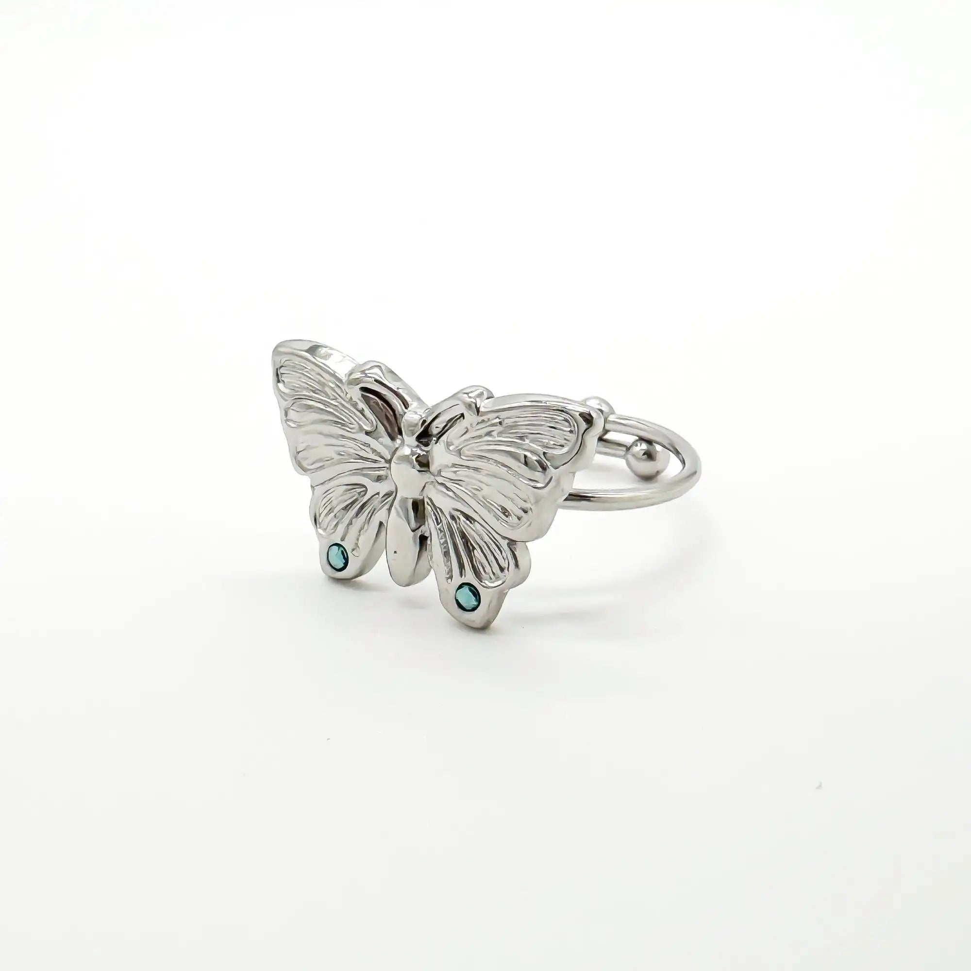 Butterfly - Ring - Stainless Steel