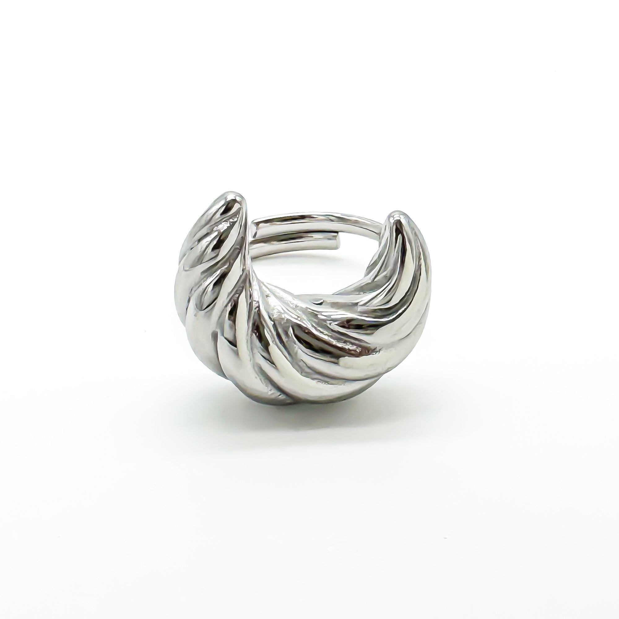 Croissant - Ring - Stainless Steel - Adjustable