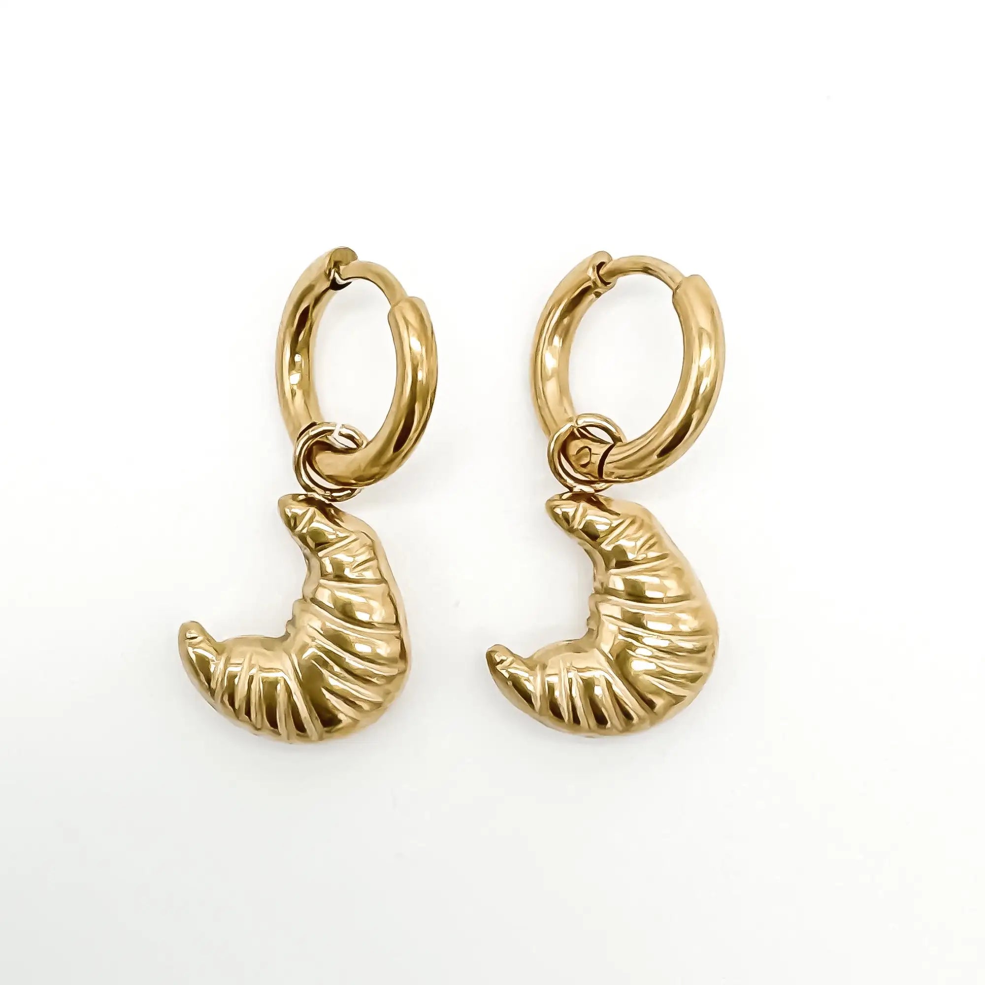 Croissant - Earrings - Stainless Steel