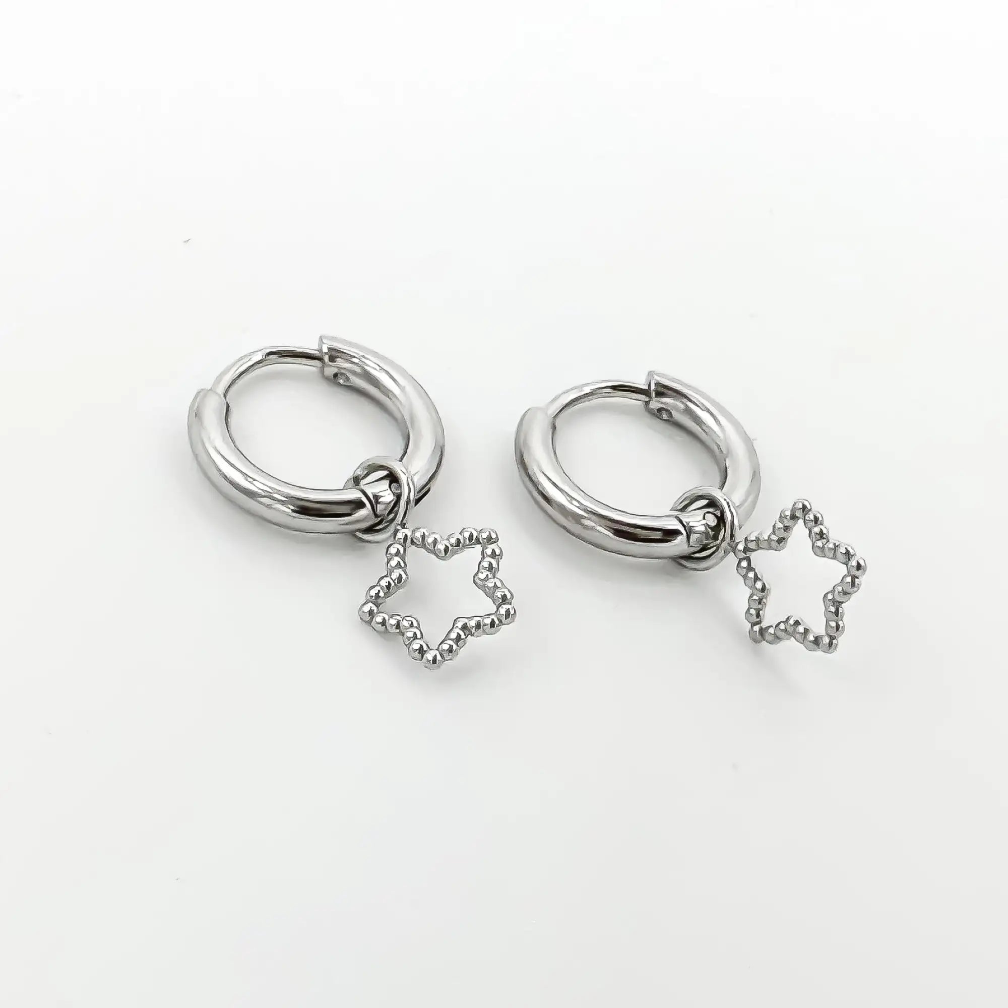 Dotted Stars - Earrings - Stainless Steel