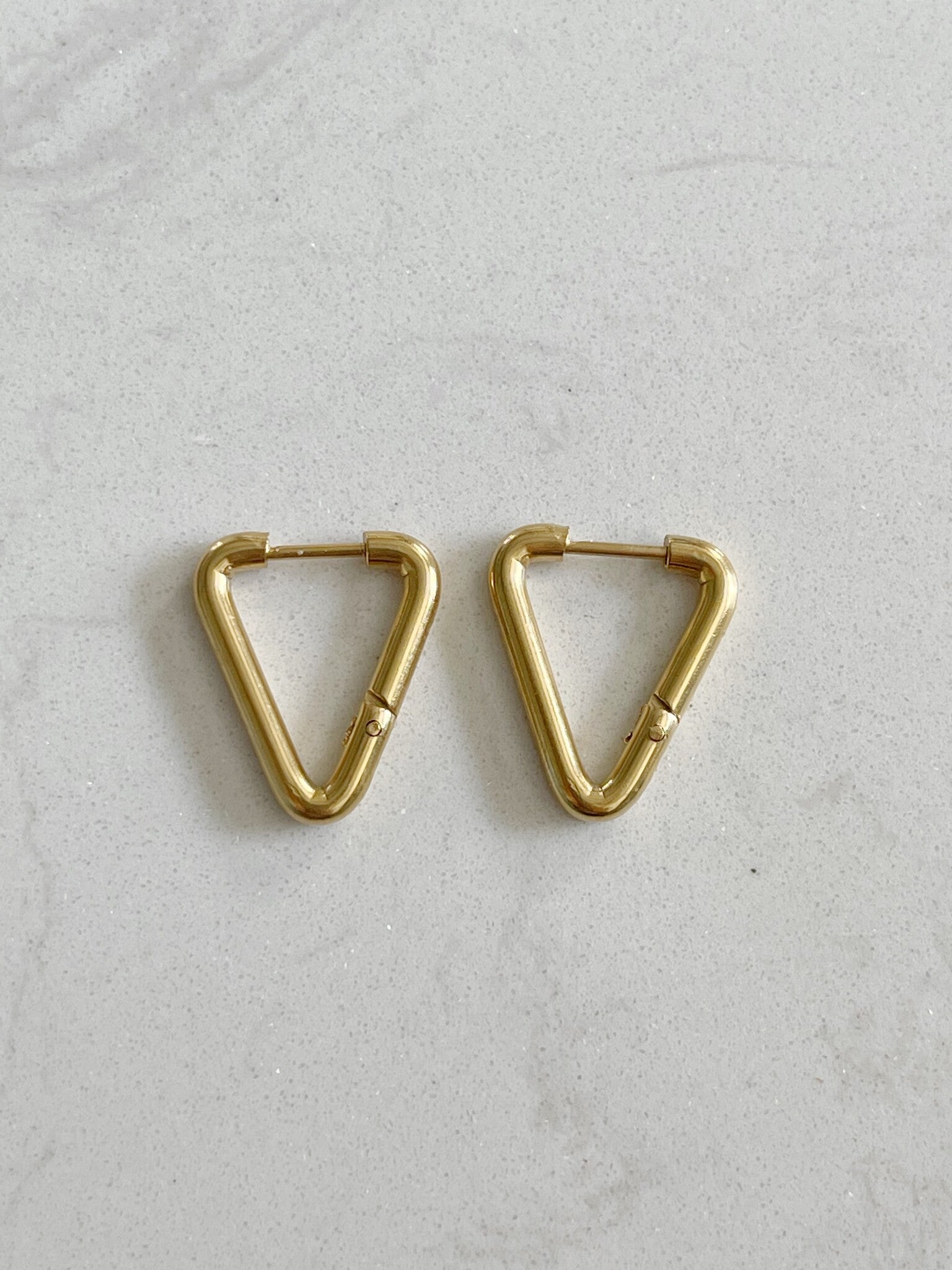 Small Triangle - Earrings - Stainless Steel