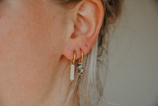 Shell - Earrings - Stainless Steel