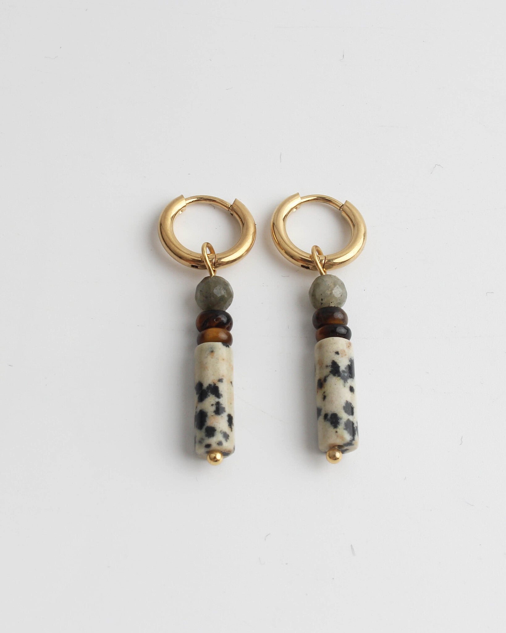 Frida - Earrings - Natural Stone - Stainless Steel