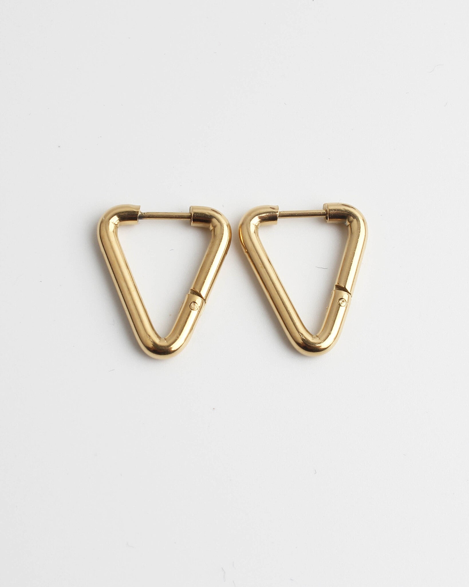 Small Triangle - Earrings - Stainless Steel