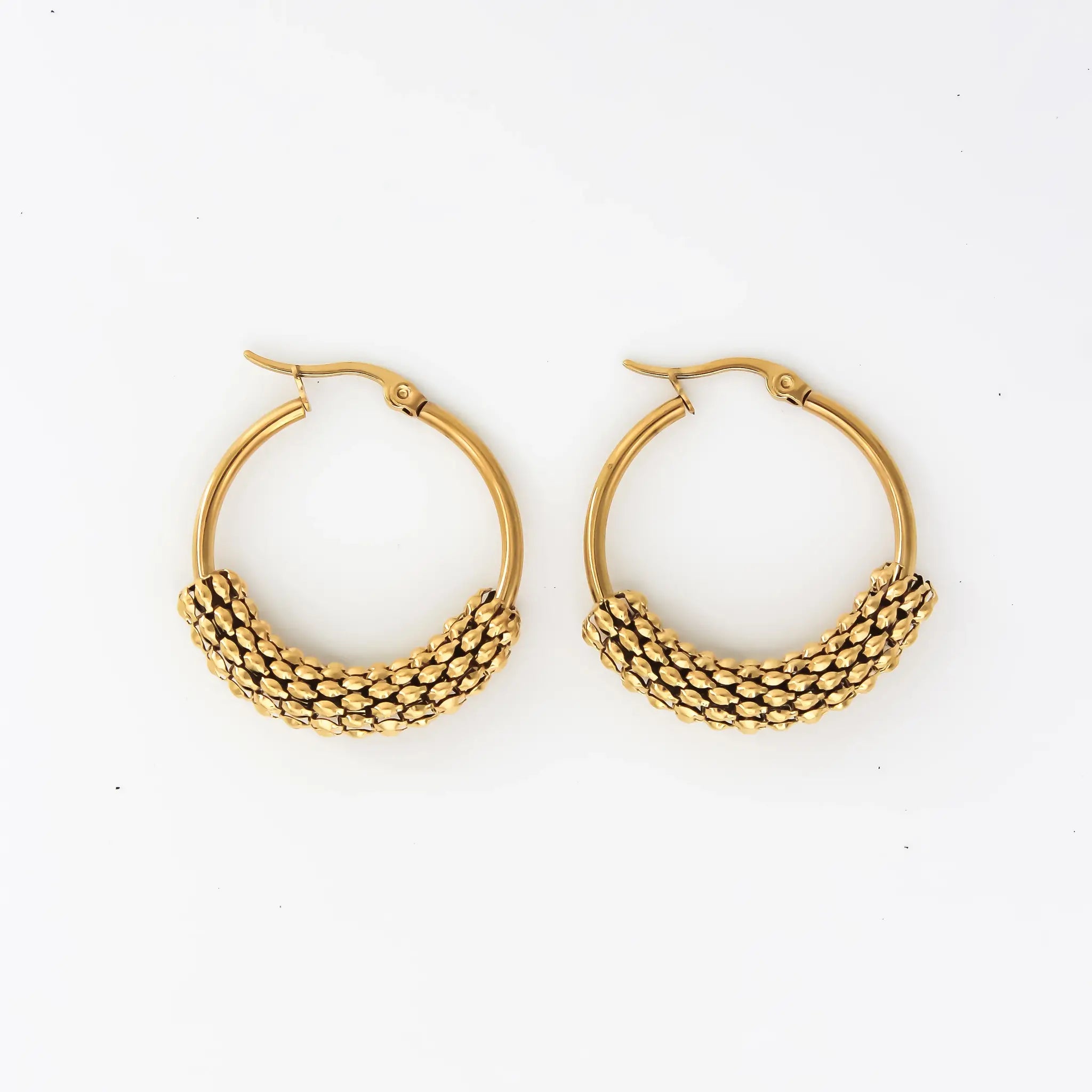 Classy Hoops - Earrings - Stainless Steel