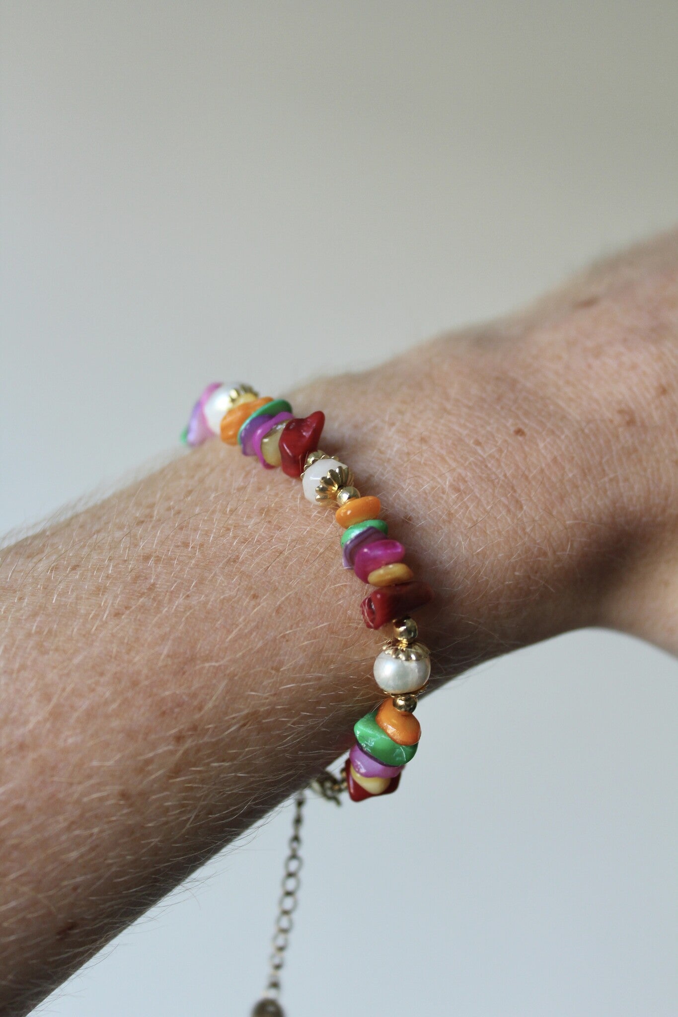 Rainbow Shell - Bracelet - Stainless Steel