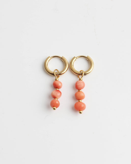 Coral Earrings - Earrings - Stainless Steel