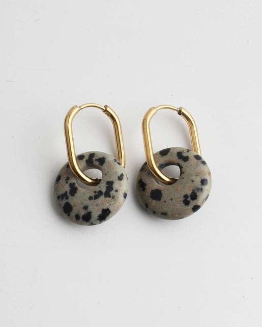 Tirza - Earrings - Natural Stone - Stainless Steel