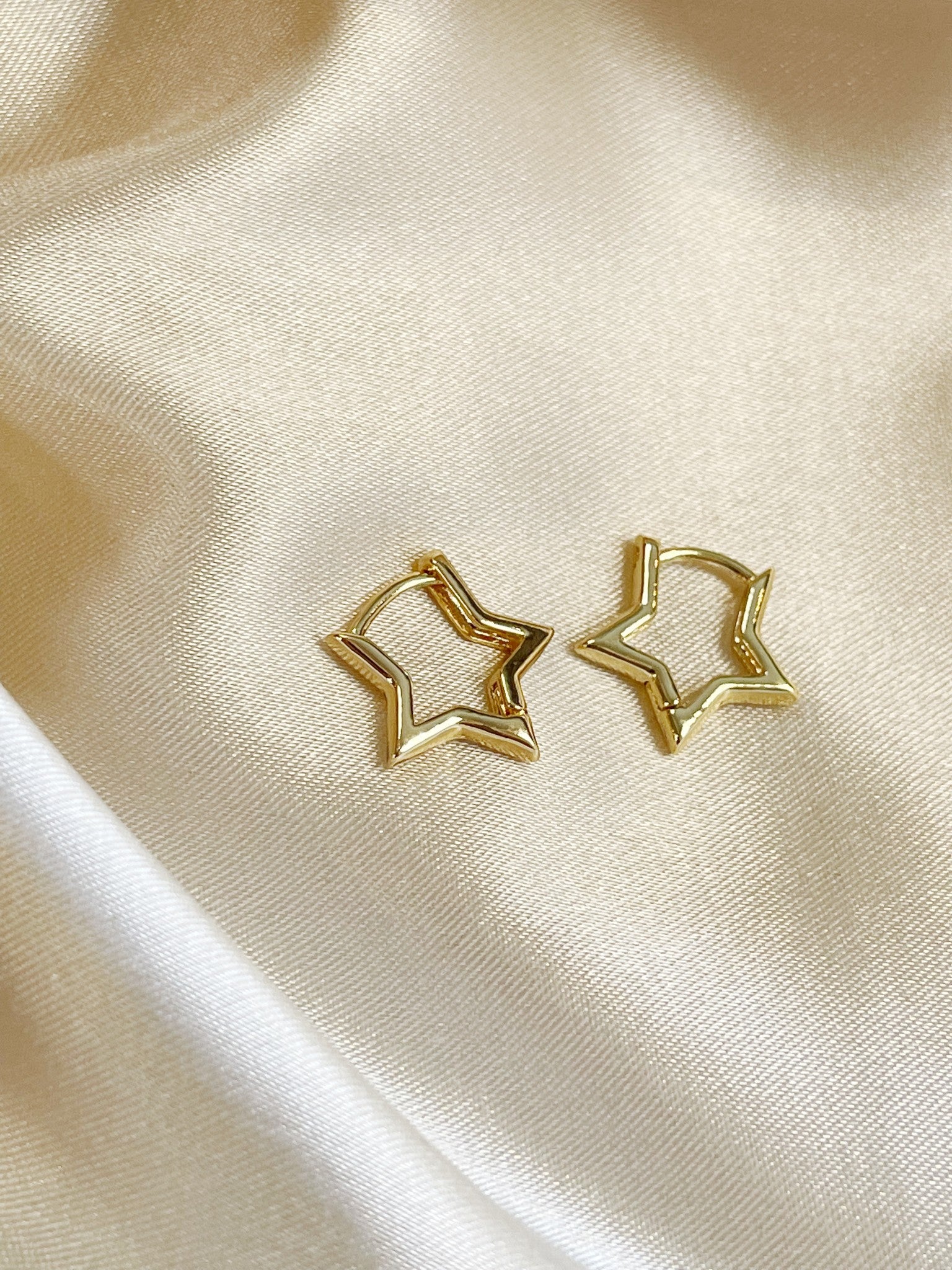 Star - Earrings - Plated