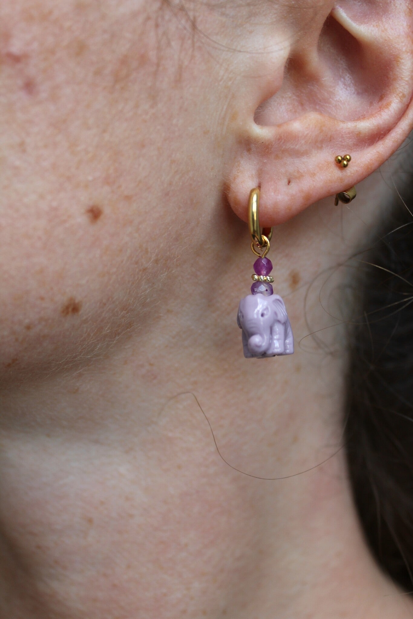 Elephant - Earrings - Stainless Steel