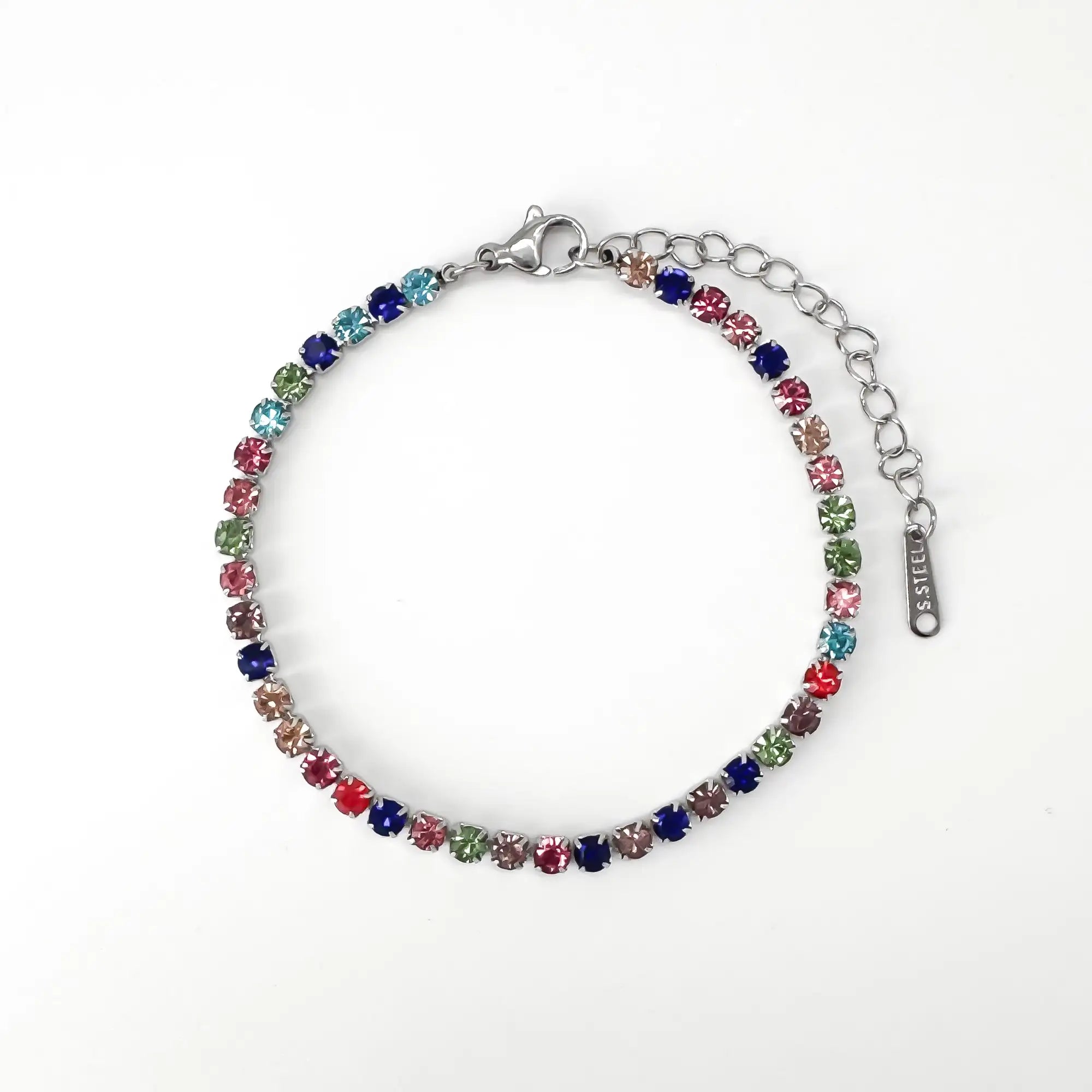 Rainbow glitter - Bracelet - Stainless Steel