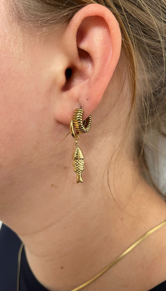 Fish - Earrings - Stainless Steel