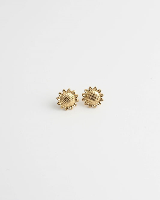 Sunny Flower - Earrings - Stainless Steel