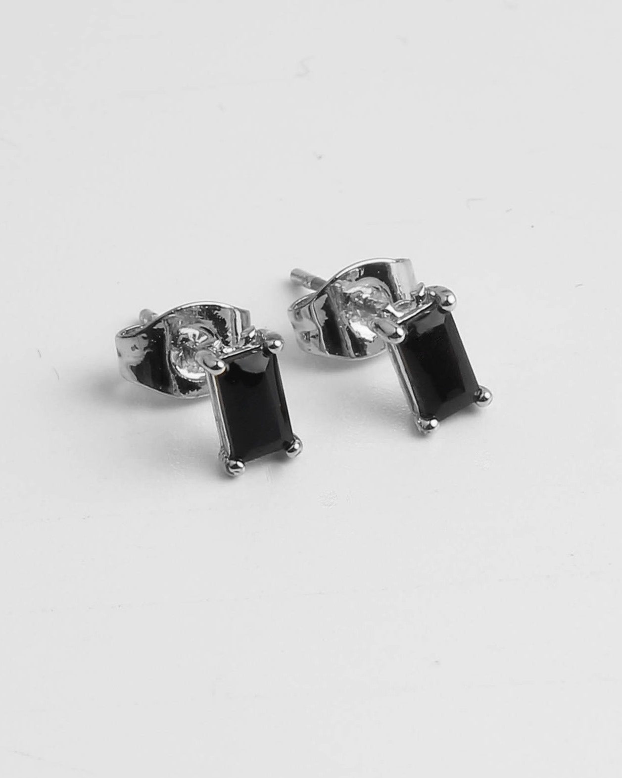 Diamond - Studs - Earrings - Plated